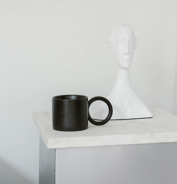 Big Ear Ceramic Coffee Cup