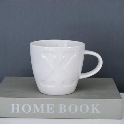 English Letter Initial Ceramic Cup