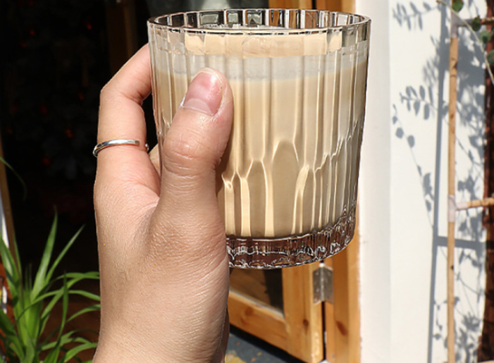 Cold Coffee Retro Glass Cup