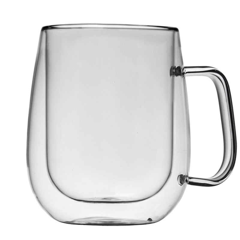 Double-layer High Borosilicate Glass Mug